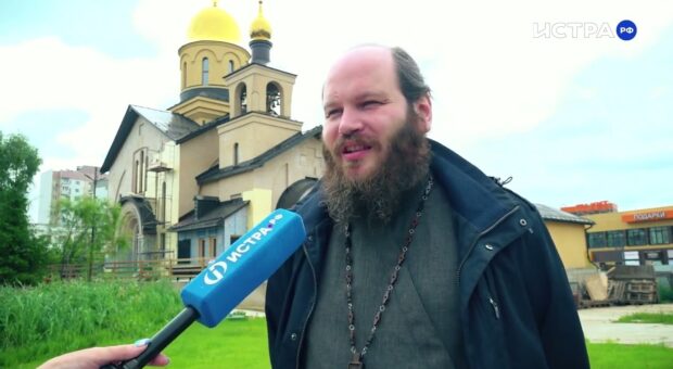 Колокола с системой «электронный звонарь» установили в церкви Георгия Победоносца в посёлке Нахабино